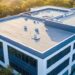 Roofing for commercial buildings, with a large office complex getting ...
